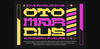 Otomarcus Font Poster 1