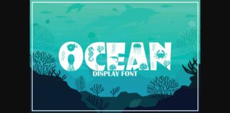 Ocean Font Poster 1