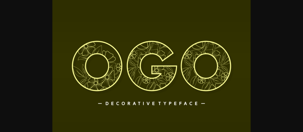 Ogo Font Poster 3