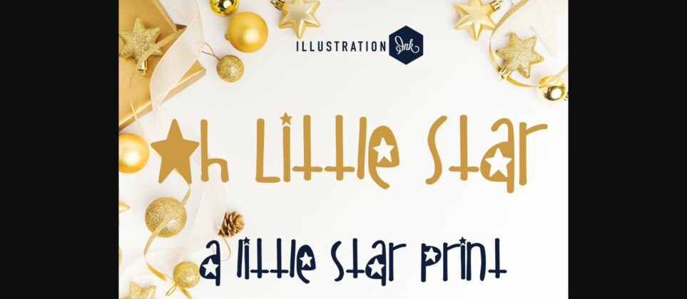 Oh Little Star Font Poster 3