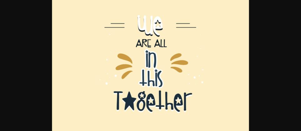 Oh Little Star Font Poster 4