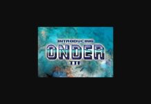 Onder Font Poster 1