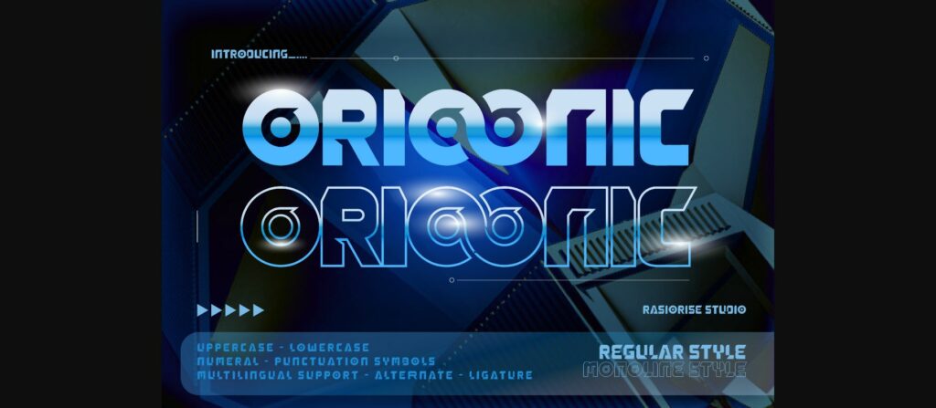 Orioonic Font Poster 1