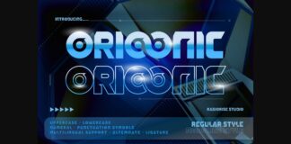 Orioonic Font Poster 1