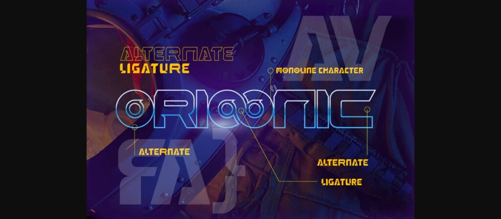 Orioonic Font Poster 6