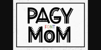 Pagy Mom Font Poster 1