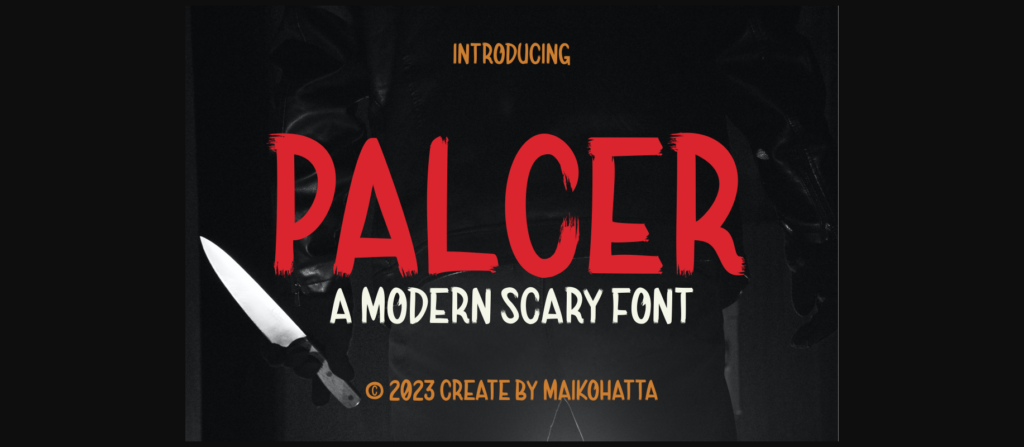 Palcer Font Poster 3