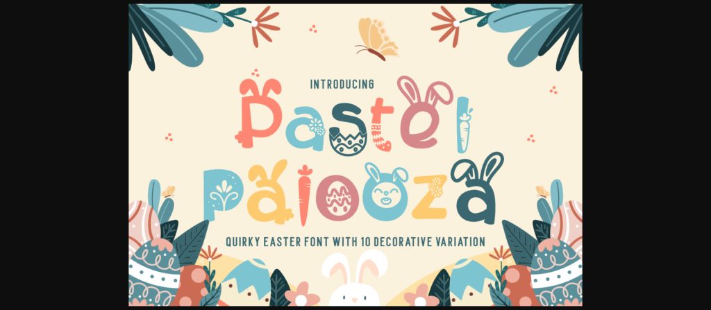 Pastel Palooza Font Poster 3