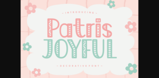 Patris Joyful Font Poster 1