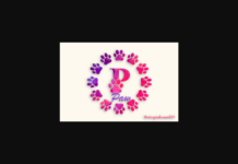 Paw Monogram Font Poster 1