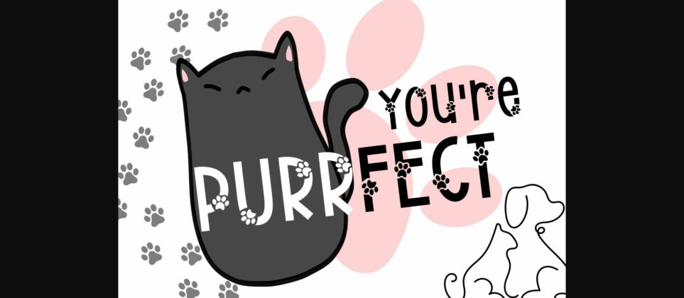 Paws Friend Font Poster 4