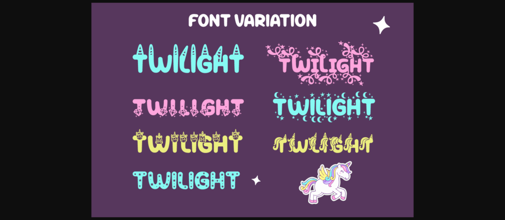 Peppy Pegasus Font Poster 10