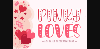 Pinky Loves Font Poster 1