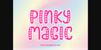 Pinky Magic Font Poster 1