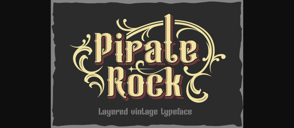 Pirate Rock Font Poster 1