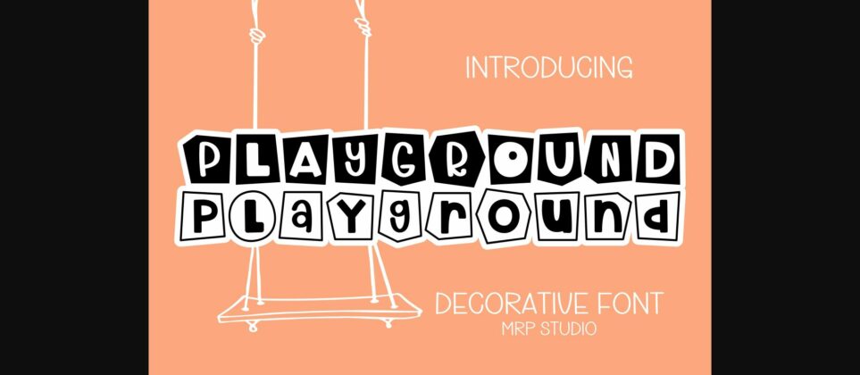 Playground Font Poster 3