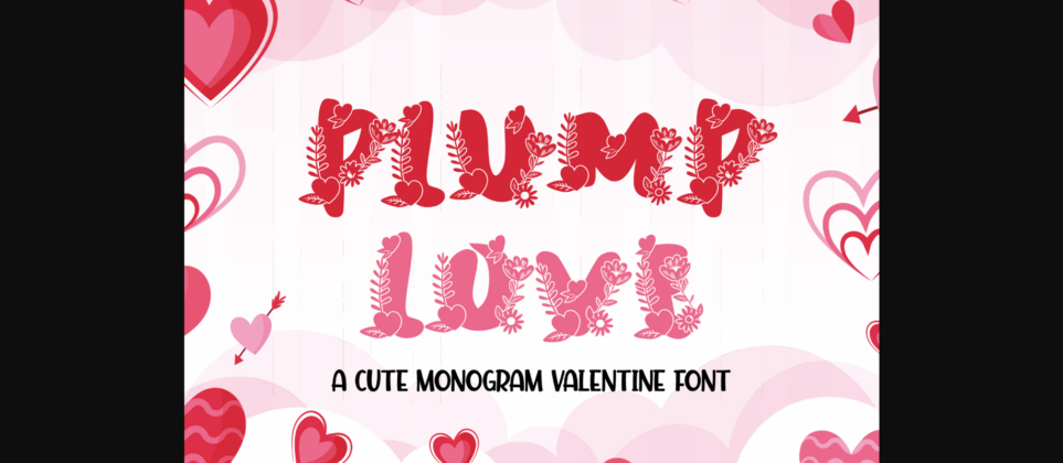 Plump Love Font Poster 3