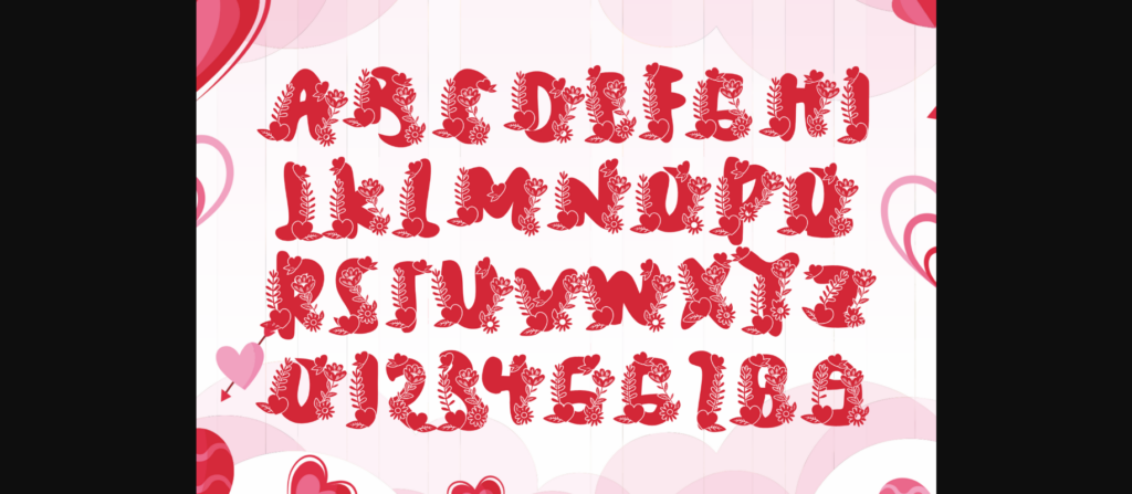 Plump Love Font Poster 9