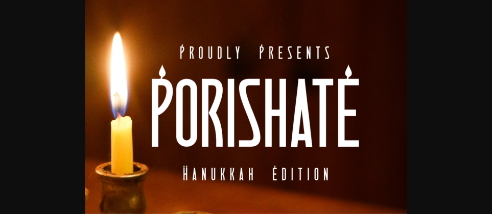 Porisathe Font Poster 3