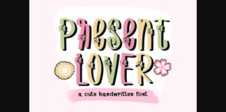 Present Lover Font Poster 1