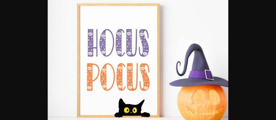 Pumpkin Font Poster 6