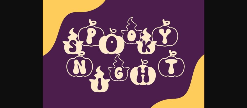 Pumpkin Party Font Poster 7