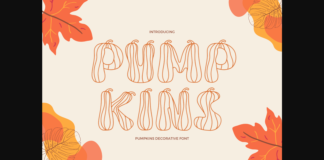 Pumpkins Font Poster 1
