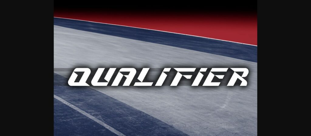 Qualifier Font Poster 3