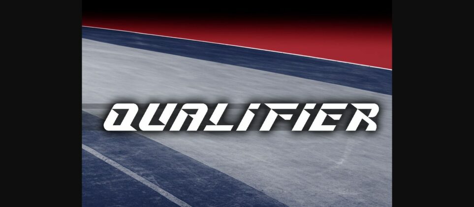 Qualifier Font Poster 1