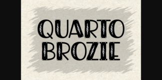 Quarto Brozie Font Poster 1