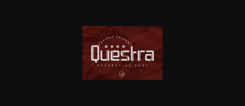 Questra Font Poster 3