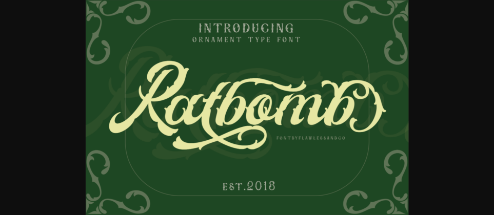 Ratbomb Font Poster 3