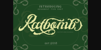 Ratbomb Font Poster 1