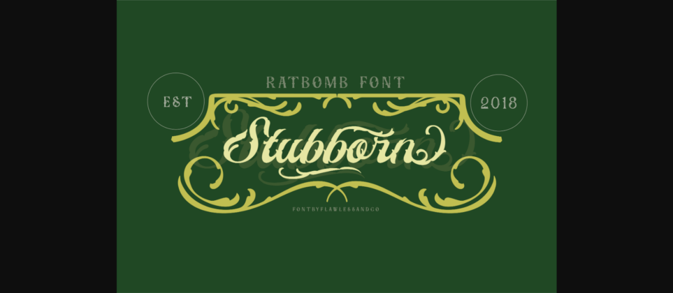 Ratbomb Font Poster 4