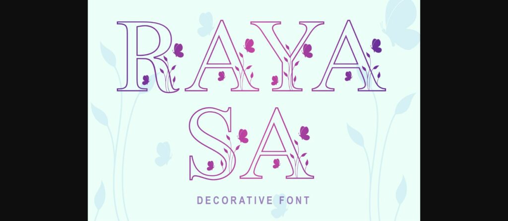 Rayasa Font Poster 4