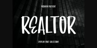 Realtor Font Poster 1