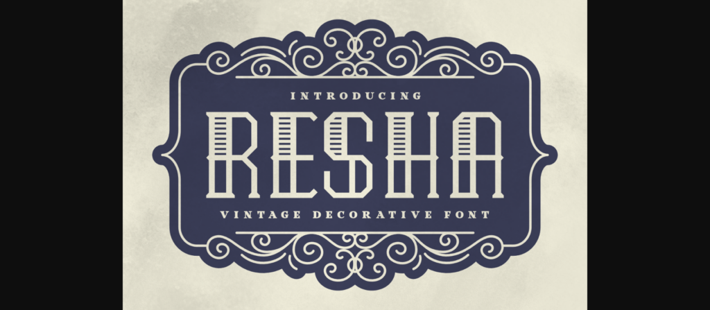 Resha Font Poster 1