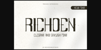 Richoen Font Poster 1