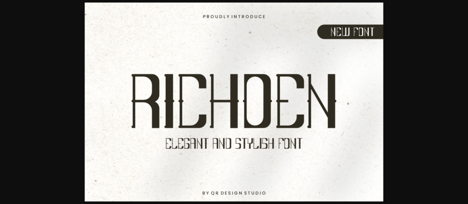 Richoen Font Poster 1