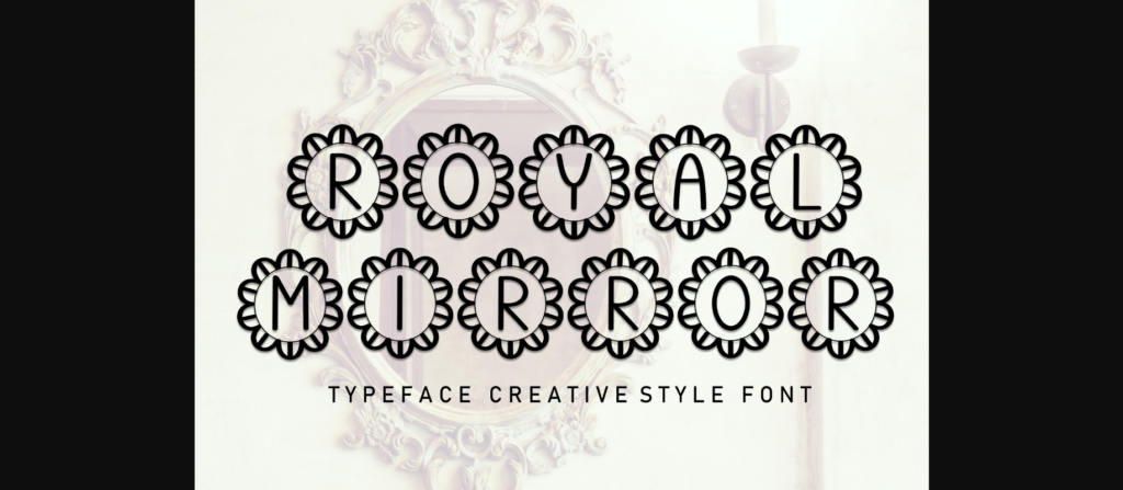 Royal Mirror Font Poster 1