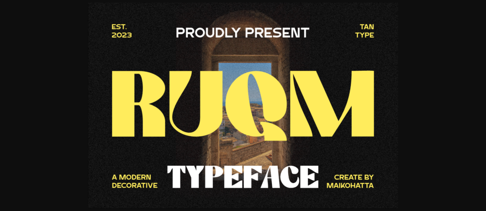 Ruqm Font Poster 3