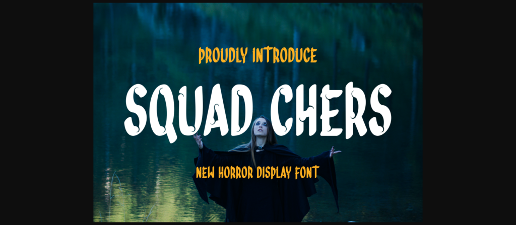 Squad Chers Font Poster 3