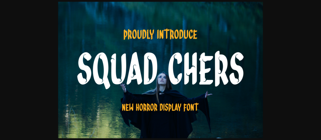 Squad Chers Font Poster 1