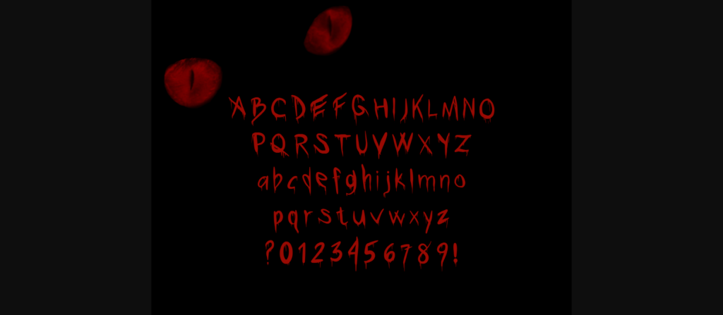 Sanguine Font Poster 5