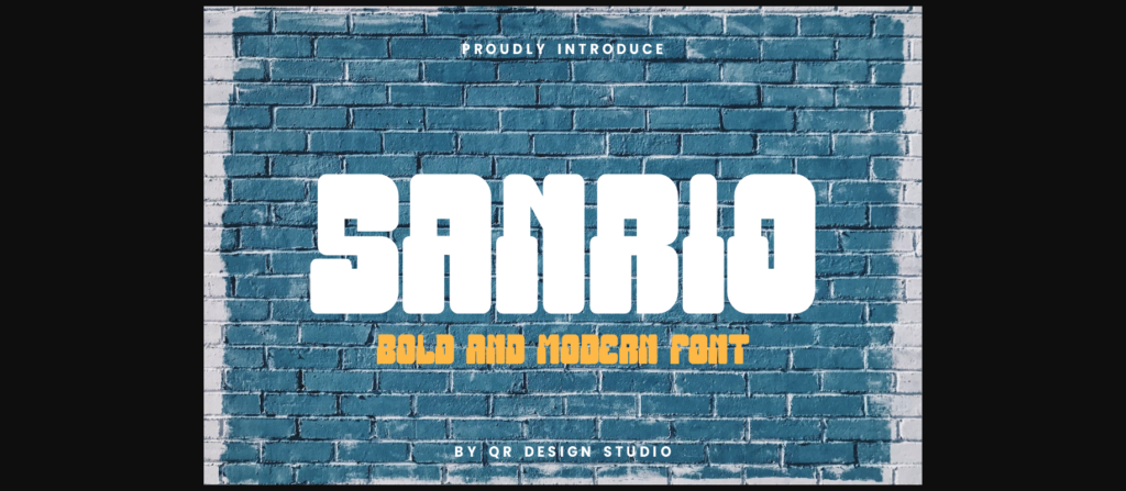 Sanrio Font Poster 3