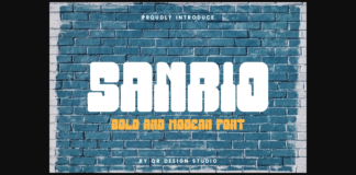 Sanrio Font Poster 1