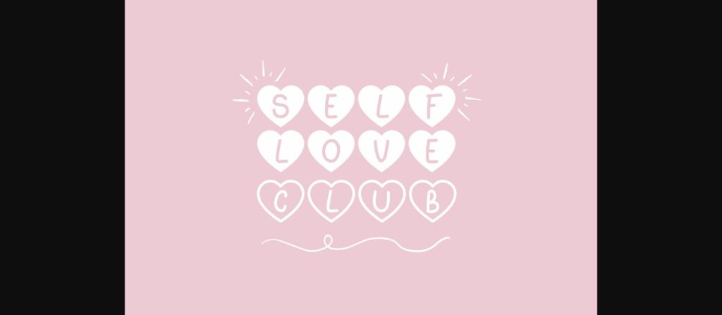 Sassy Heart Font Poster 2