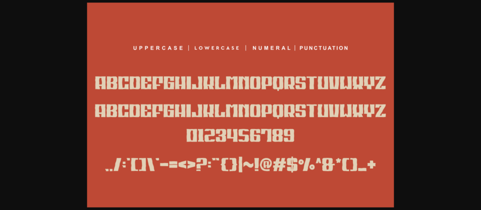 Sena Nespora Brush Font Poster 8