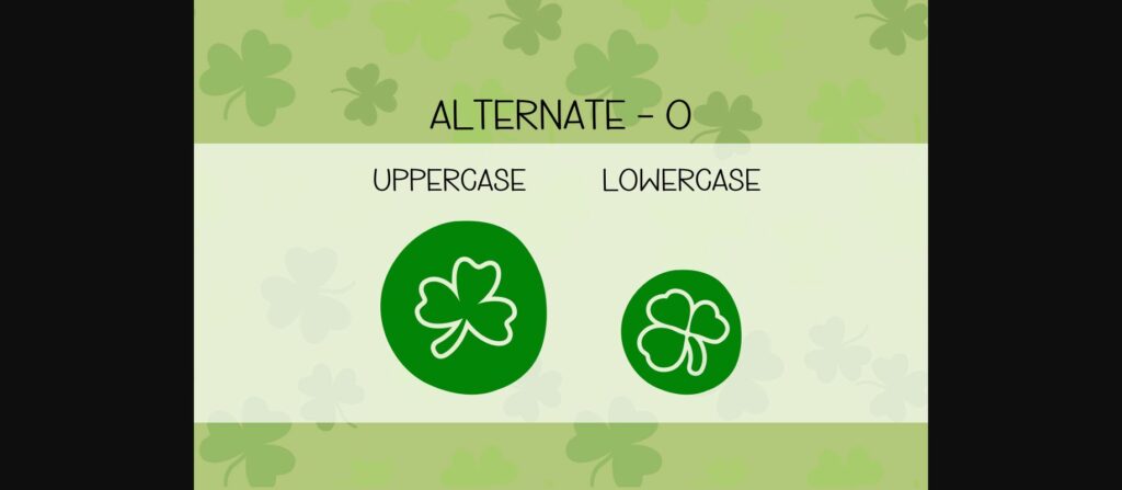 Shamrock Font Poster 7