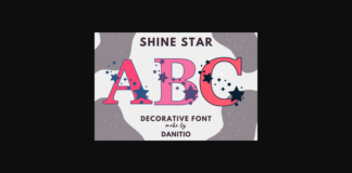 Shine Star Font Poster 1